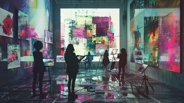 L'impact de la technologie ai sur l'art visuel contemporain