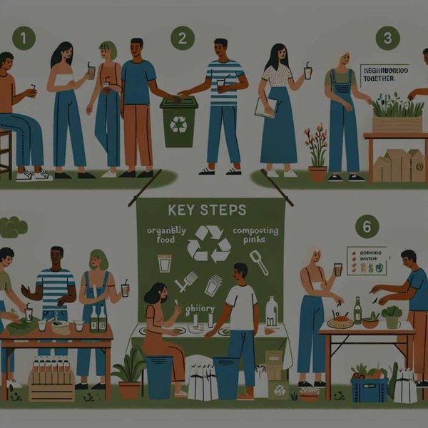 Quelles sont les étapes clés pour organiser une fête des voisins écologique et sans déchets ?