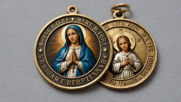Découvrez la médaille de la vierge marie pour un baptême unique